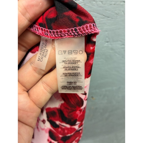 Calvin‎ Klein Women’s XS Blue/Red Floral Sleeveless Blouse Top Layered Hem Lot 2 - Picture 13 of 16